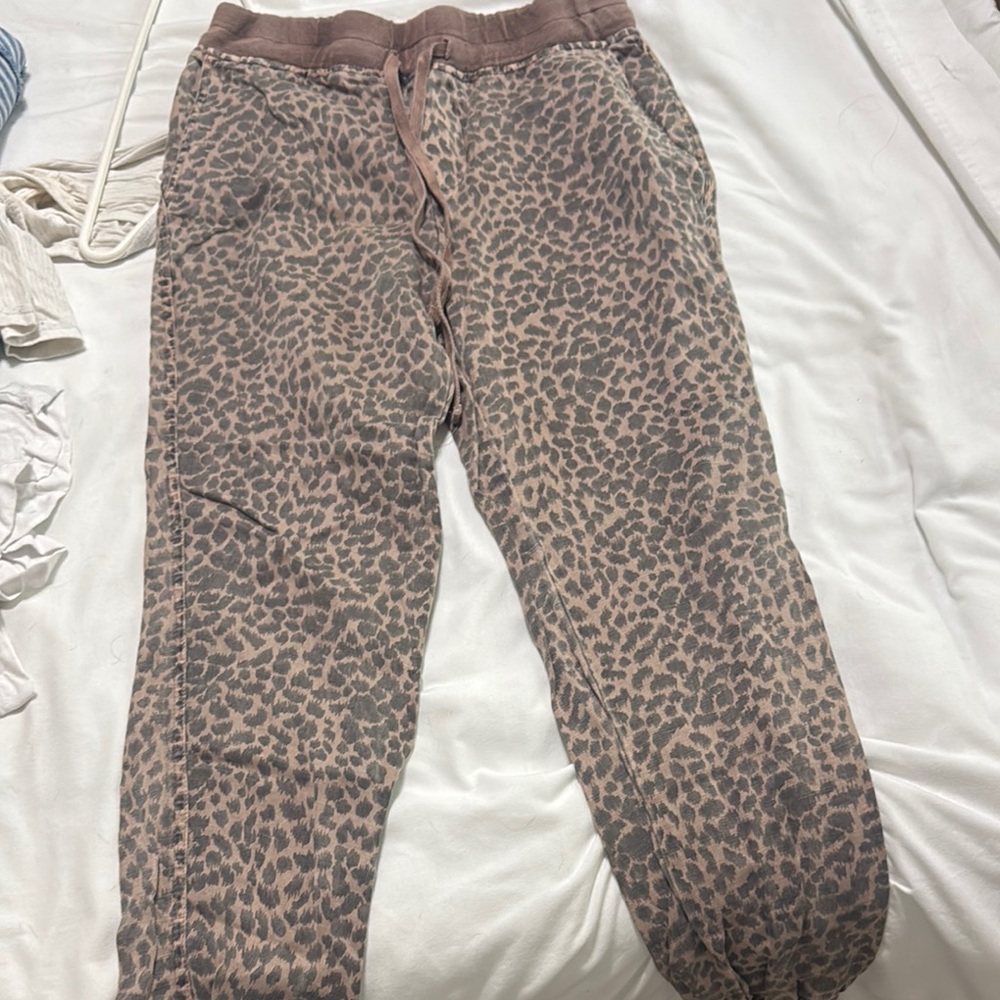 Leopard Print Kids Joggers